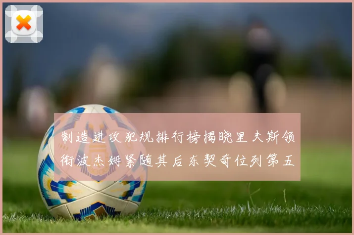 制造进攻犯规排行榜揭晓里夫斯领衔波杰姆紧随其后东契奇位列第五